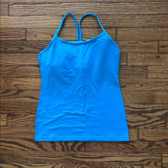 lululemon athletica Tops - Lululemon Turquoise Blue Tank Top Size 8